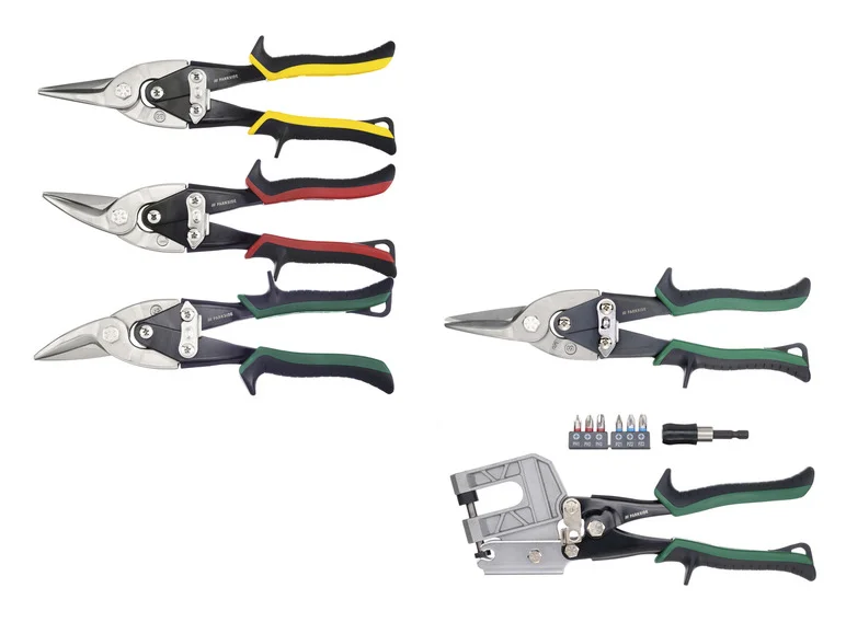 PARKSIDE® Set de ciseaux à tôle ou Set de construction à sec
