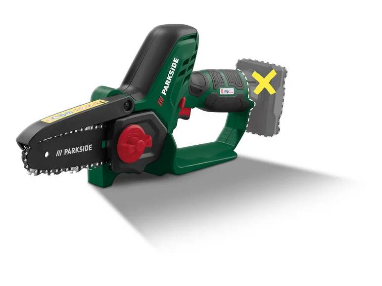PARKSIDE® Mini-tronçonneuse à bois sans fil PGHSA 12 C3. 12 V