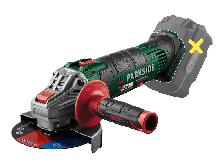 PARKSIDE® Meuleuse d'angle sans fil PWSA 20-Li F4. 20 V