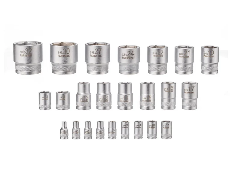 PARKSIDE® Set de douilles. 24 pièces