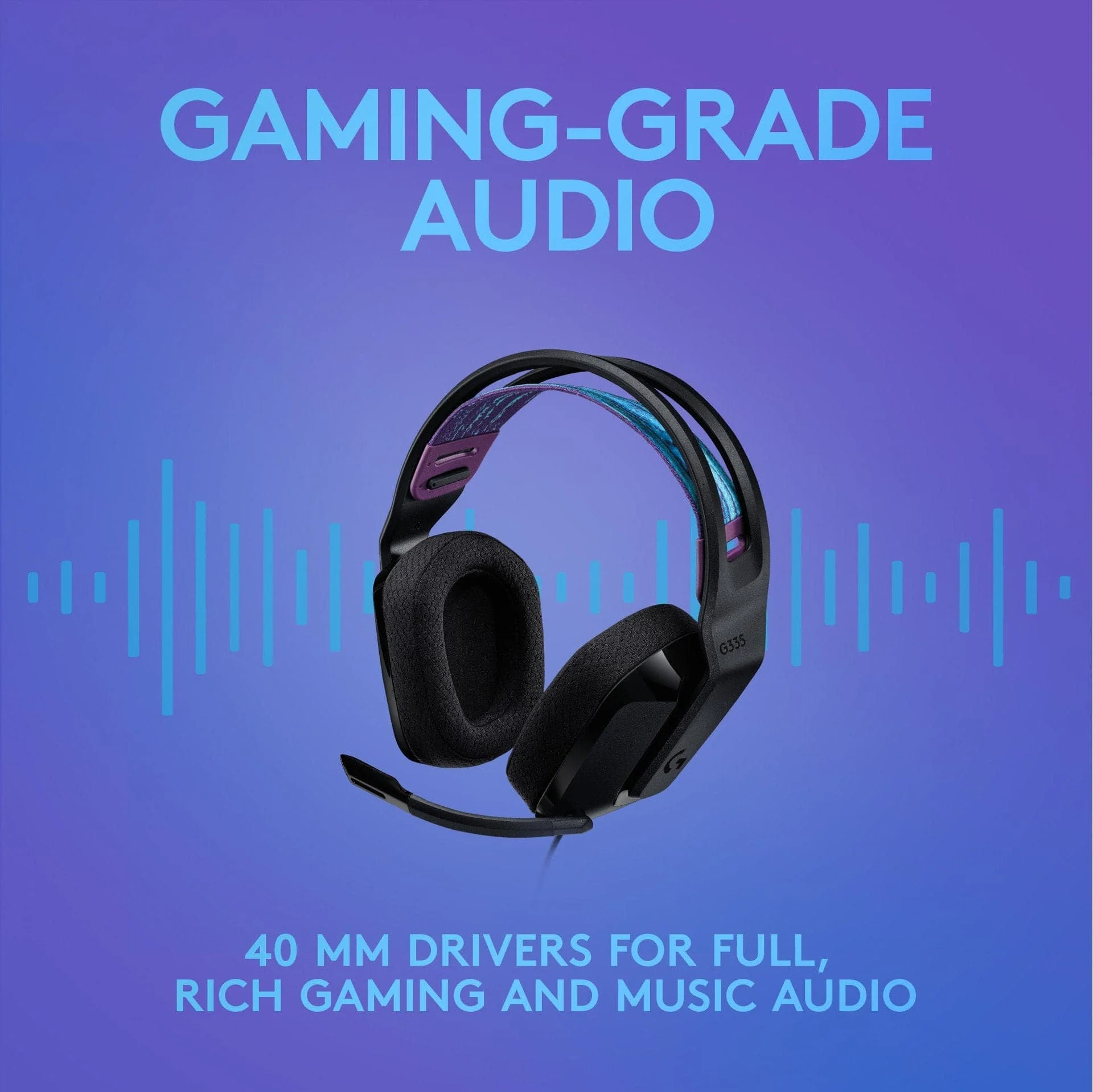 Logitech - G335 Kabelgebundenes Gaming-Headset - SCHWARZ