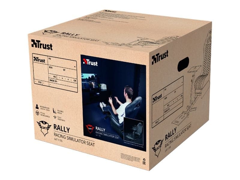 Trust Gaming GXT 1155 Rally Gamer Stuhl Schwarz