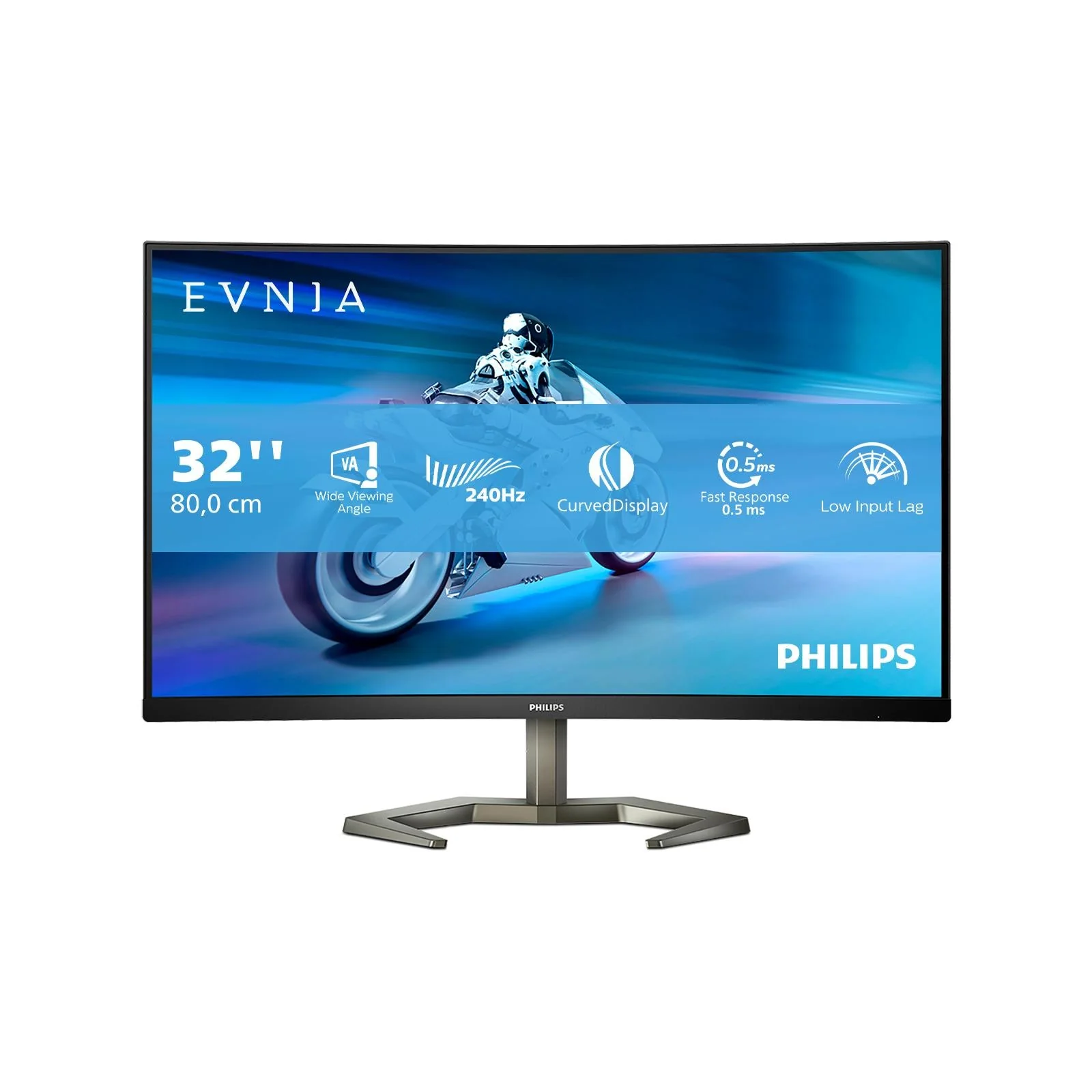 PHILIPS 32M1C5200W/00 32 1920x1080/16:9/300cd/m²/4ms/ DP HDMI USB Audio out