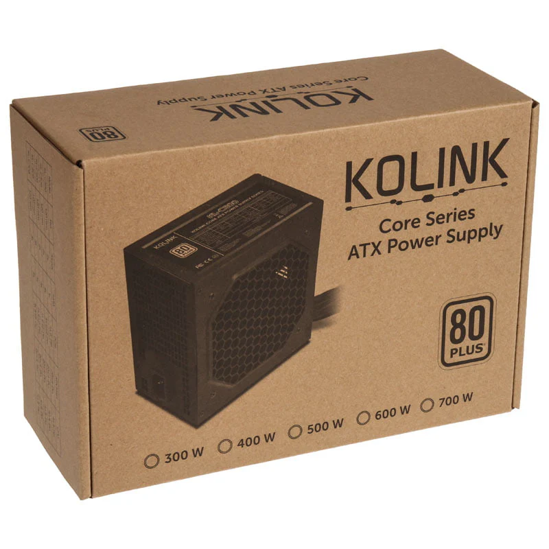 Kolink Core-Netzteil – 600 W (700 W) – 80 Plus