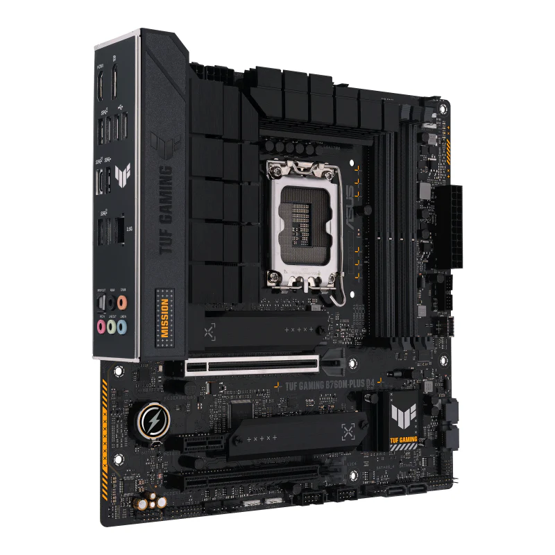 ASUS TUF GAMING B760M-PLUS D4 (mATX. B760. LGA 1700. DDR4)