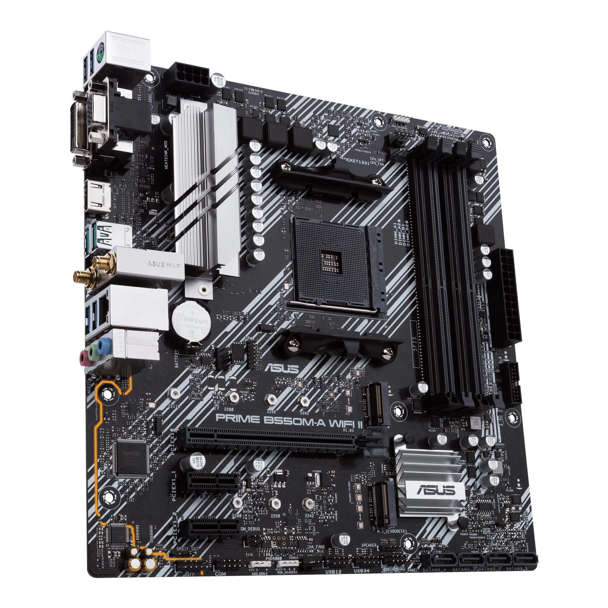 ASUS PRIME B550M-A (WI-FI) II (mATX. B550. AM4)