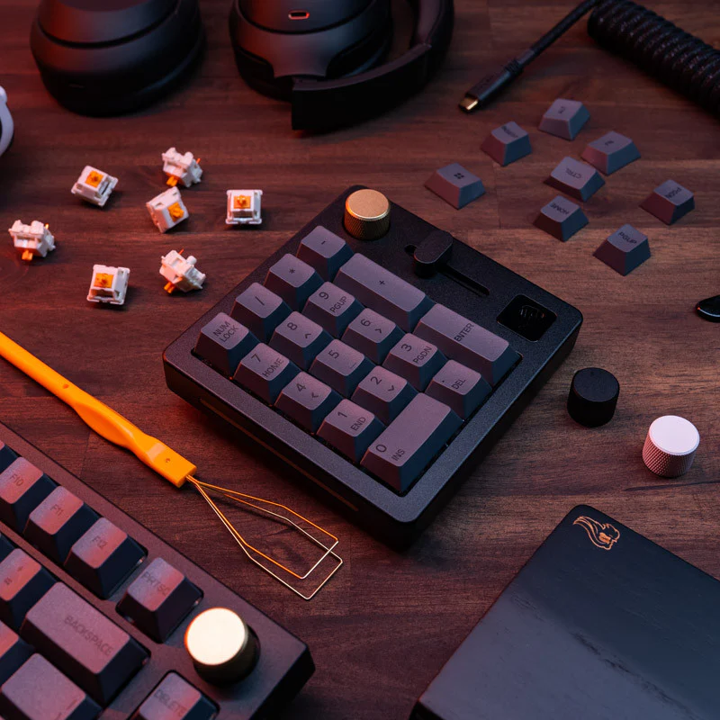 Glorious Numpad vorgefertigt – kabellos – Black Slate