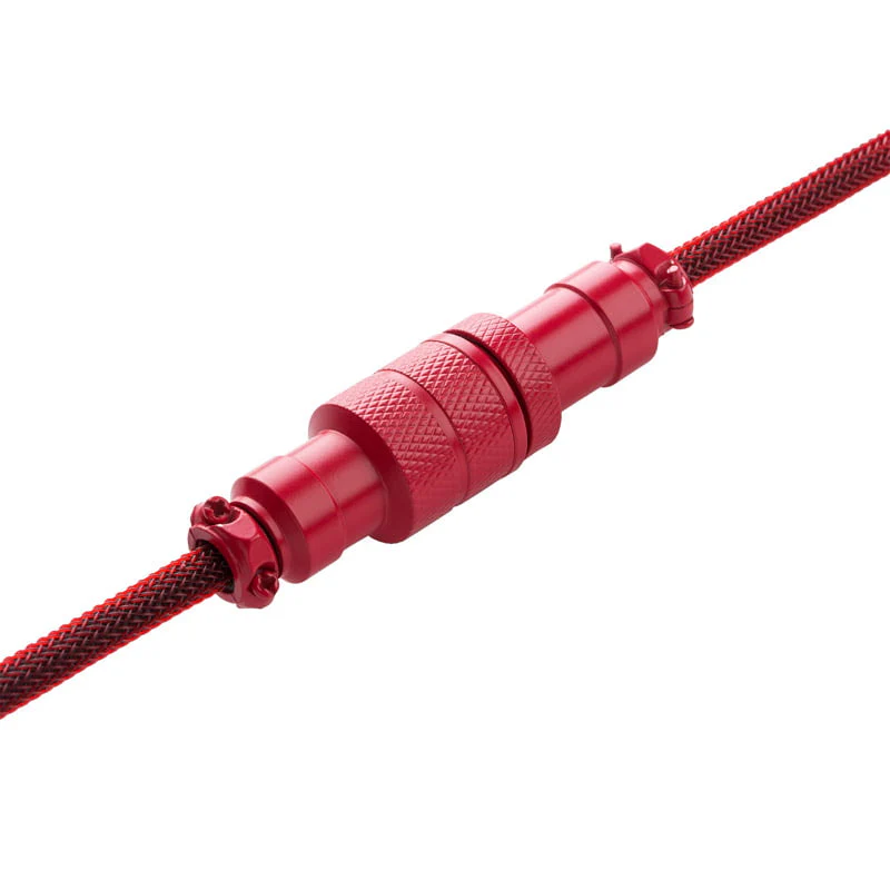 CableMod Pro Spiraltastaturkabel USB A auf USB Typ C. Republic Red – 150 cm