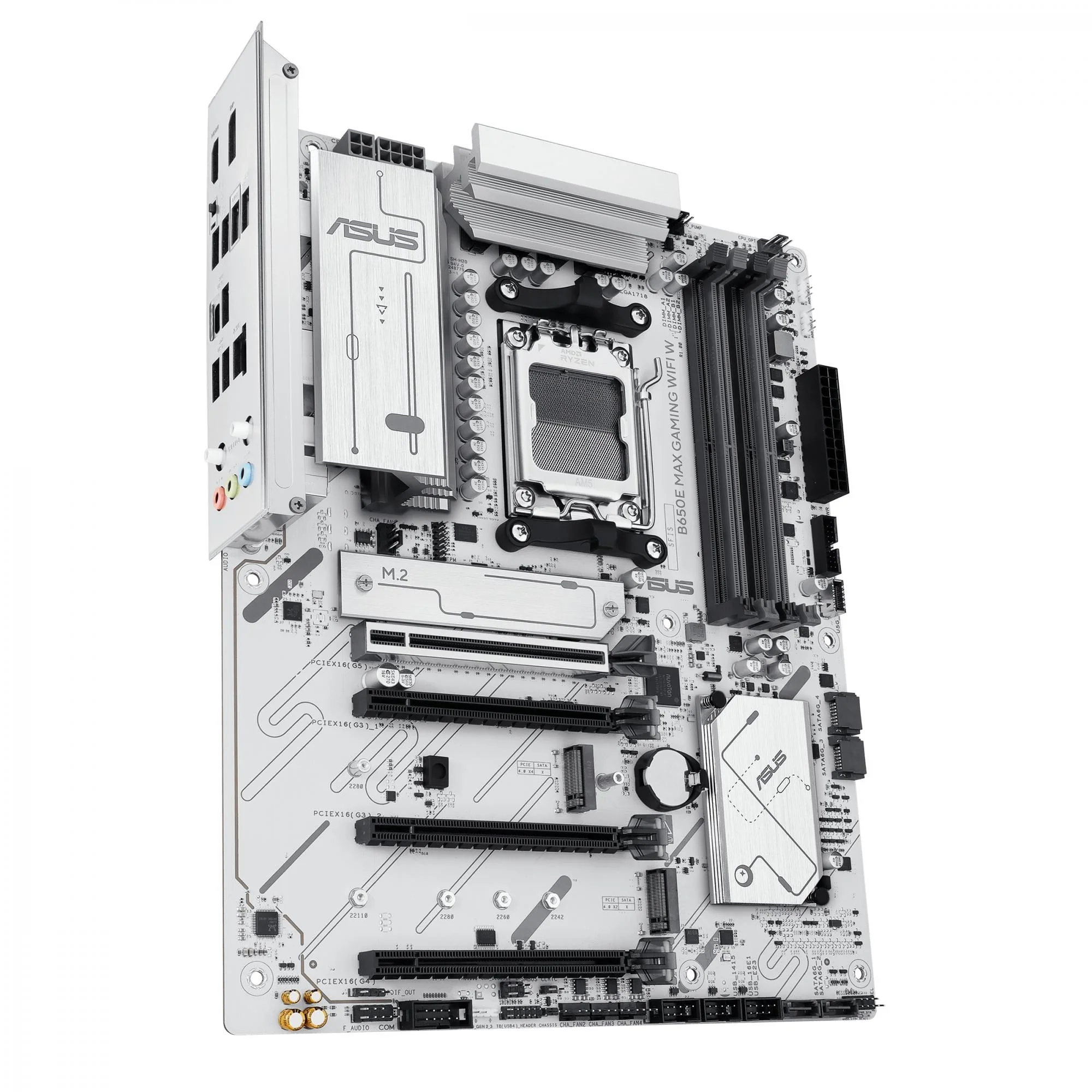 ASUS B650E MAX GAMING WIFI WHITE (ATX. B650. AM5. DDR5)