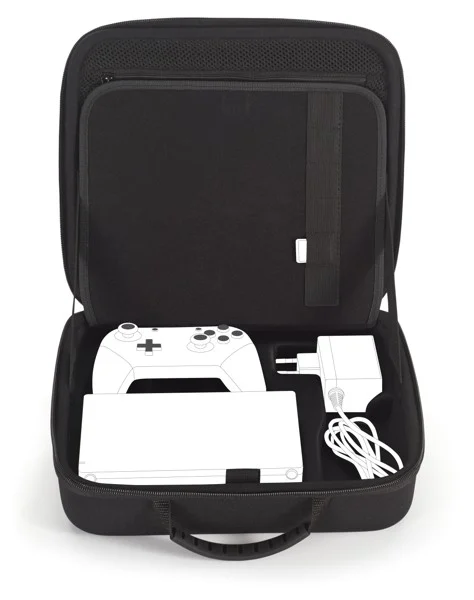 Bigben Opbevarings etui i Sort til Switch Inklusiv Docking Station kompatible med Switch Lite/OLED