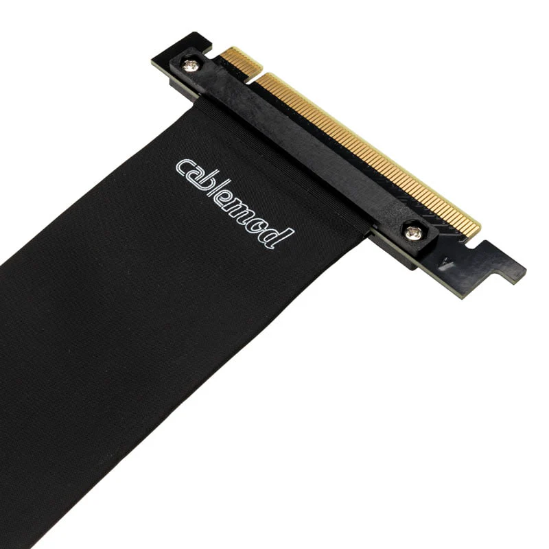 CableMod Vertikale PCI-e-Halterung – HDMI + DisplayPort – SCHWARZ