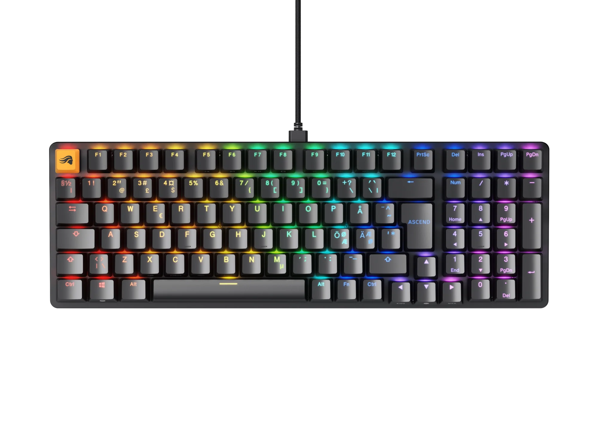 Glorious GMMK 2 Full-Size 96 % – Fox-Switch. NO-Layout – Schwarz